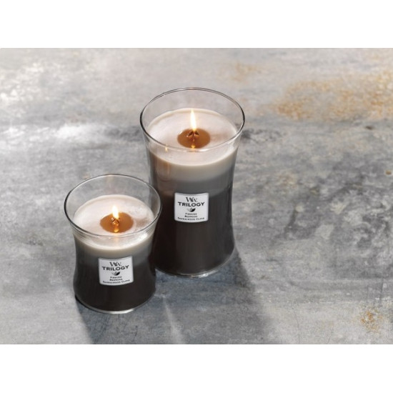 Lumanare Parfumata Borcan Mediu Trilogy Warm Woods